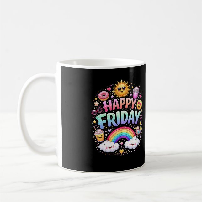 Glad fredag kaffemugg (Vänster)