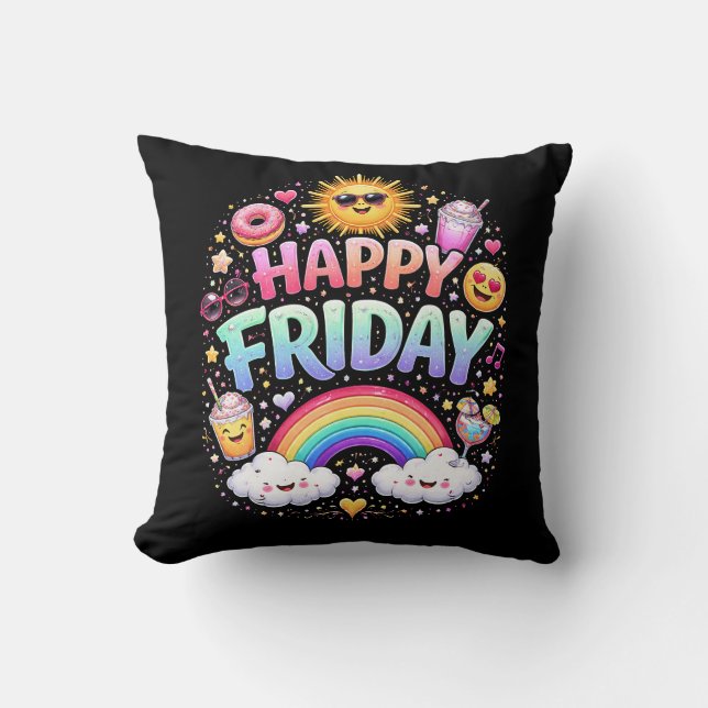 Glad fredag kudde (Framsida)