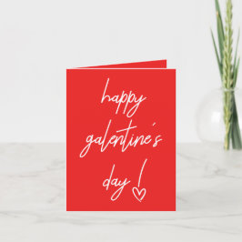 Glad Galentine Alla Hjärtansdags Semesterkort Helgkort