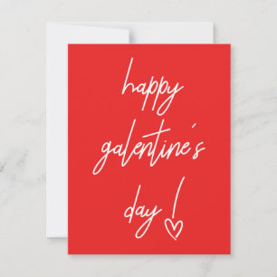 Glad Galentine Alla Hjärtansdags Semesterkort Julkort