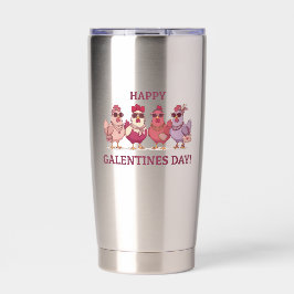 Glad Galentines Day Höns Squad Söt Rolig Höns