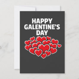 Glad Galentine's day tjejkompisar Alla hjärtans da Inbjudningar