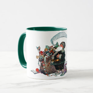 Glad gammal jul tomte, Jessie Willcox Smith Mugg