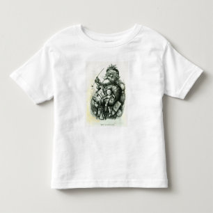 Glad gammal jultomten t shirt