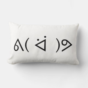 Glad Gary ᕕ( ᐛ )ᕗ Meme Emoticon Emoji Textkonst Lumbarkudde