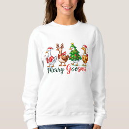 Glad Gåsmas Jul Rolig Gås Tri-Blend Tröja