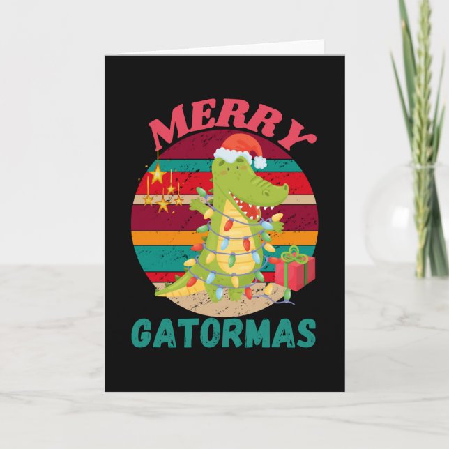 glad gatorjul kort (Framsida)