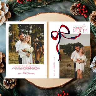 Glad & Gift Photo Jul Plaid Slinga Julkort