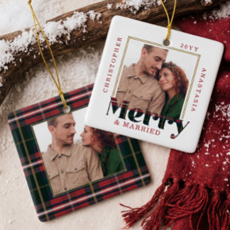 Glad & Gift Plaid Jul Foto Jul Julgransprydnad Keramik