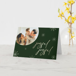 Glad Glad, 5" x 7" Vikt julkort Kort