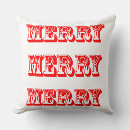 Glad, Glad, Glad Jul och God Jul Kudde