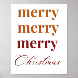 glad glad glad jul poster
