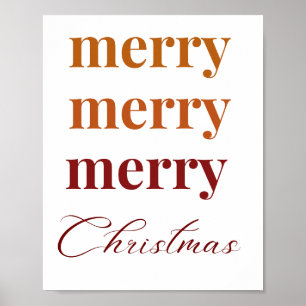 glad glad glad jul poster