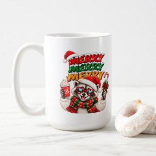 Glad Glad Glad Jul Tvättbjörn Varm Choklad Kaffemugg