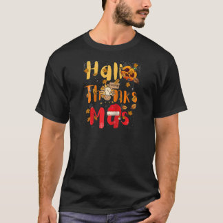 Glad Glad Hallothanksmas Tomte Halloween Tack T Shirt