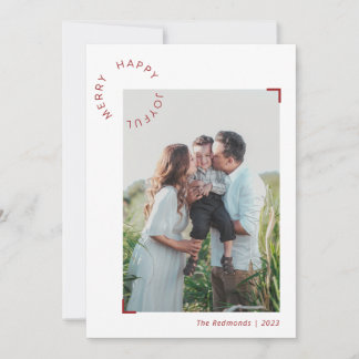 Glad Glad Jul Personlig Foto Julkort