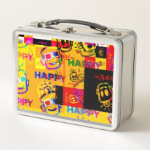 GLAD Glitchad Metall Lunchtub