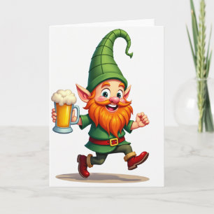 Glad Gnome-juldkort Kort