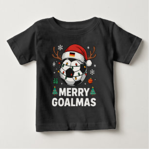 Glad Goalmas - Rolig Fotbolljul T Shirt