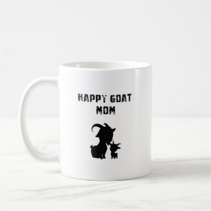 Glad Goat Mamma Glädjerik Gårdsdjur älskare Kaffemugg