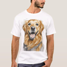 Glad Golden Retriever-ansikte