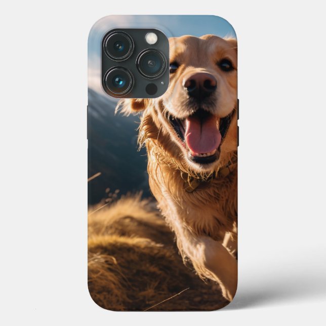 Glad Golden Retriever Springar  (Baksida )