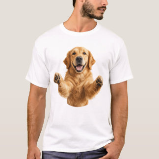 Glad Golden Retriever T Shirt