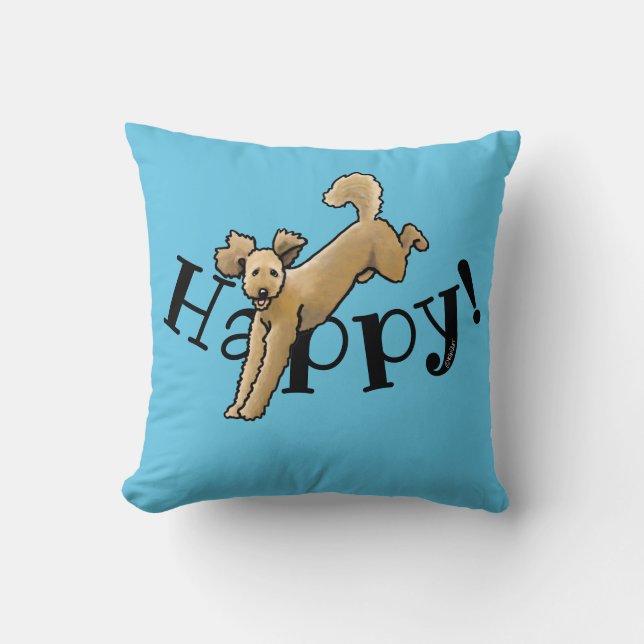 Glad Goldendoodle Kudde (Framsida)