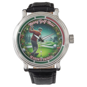Glad golf-jul semester golf armbandsur