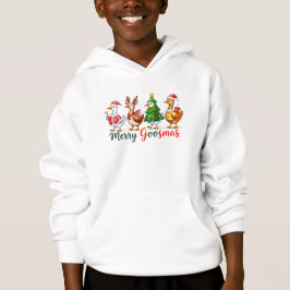 Glad Goosmas jul Rolig gås Tri-Blend skjorta T Shirt
