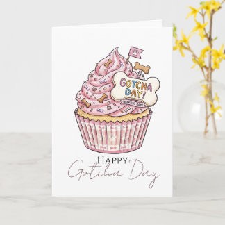 Glad Gotcha-dagen Hund-tema Kort