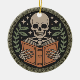 Glad Gothmas till min favoritbokälskare Julgransprydnad Keramik
