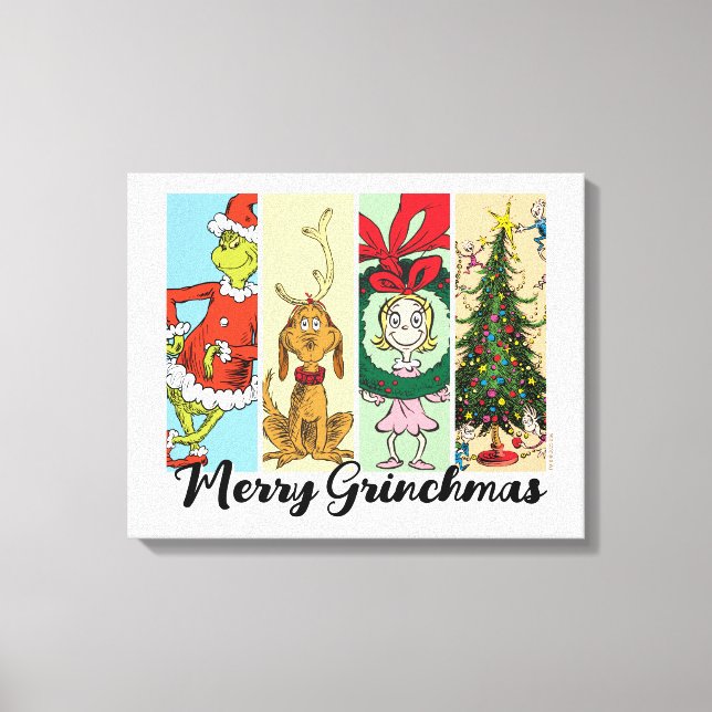 Glad Grinchjul Höstsamling Canvastryck (Framsida)