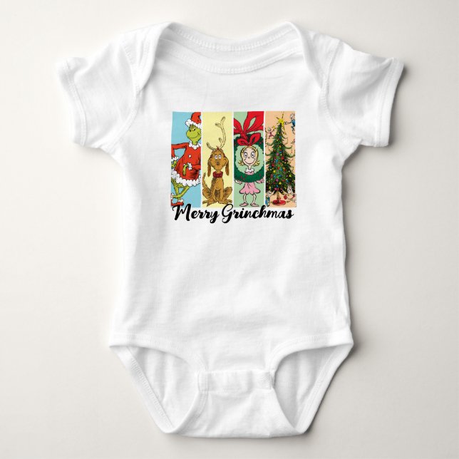 Glad Grinchjul semester collage T Shirt (Framsida)