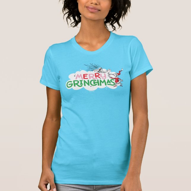 Glad Grinchmas Herr Grinch T Shirt (Framsida)
