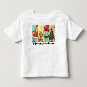 Glad Grinchmas Högtidskollage T Shirt