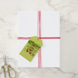💚 glad grinchmas | Rolig jultee | Presentetikett