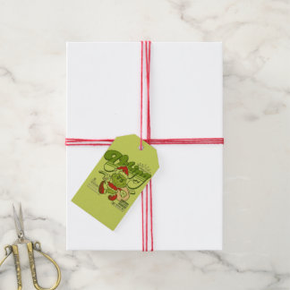 💚 glad grinchmas | Rolig jultee | Presentetikett