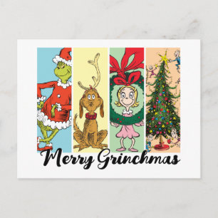 Glad Grinchmas semester collage Helg Vykort