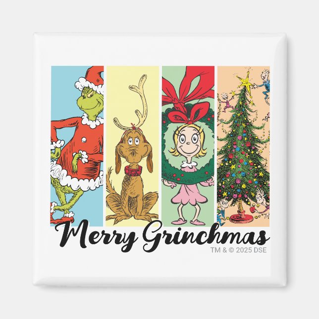 Glad Grinchmas semester collage Magnet (Framsidan)