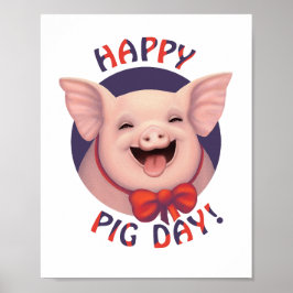 Glad Grisfirande! Poster