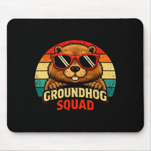 Glad Groundhog-dagen 2026 firande Rolig Groundh Musmatta