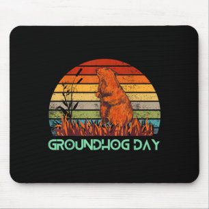 Glad Groundhog Day 2023 älskare kostym Rolig Grou Musmatta