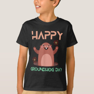 Glad Groundhog Day 2025 Älskare Kostym Rolig Grou T Shirt