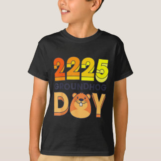 Glad Groundhog Day 2 februari 2025 Män Kvinnor Ret T Shirt