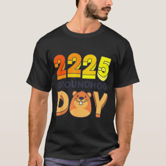 Glad Groundhog Day 2 februari 2025 män kvinnor Ret T Shirt