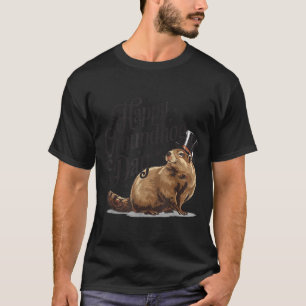 Glad Groundhog Day Murmeldjur Kostym Män T Shirt