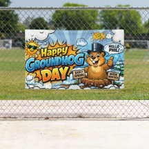 Glad Groundhog Day Rolig bakgrundsbild