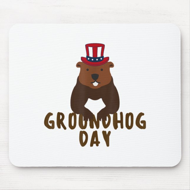 Glad Groundhog Day Rolig Groundhog Day  Musmatta (Framsidan)