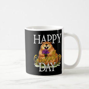 Glad Groundhog Day Roligt Groundhog Meme Djur Lo Kaffemugg